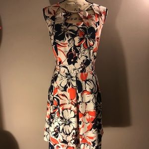 Dress Barn fit and flare midi dress